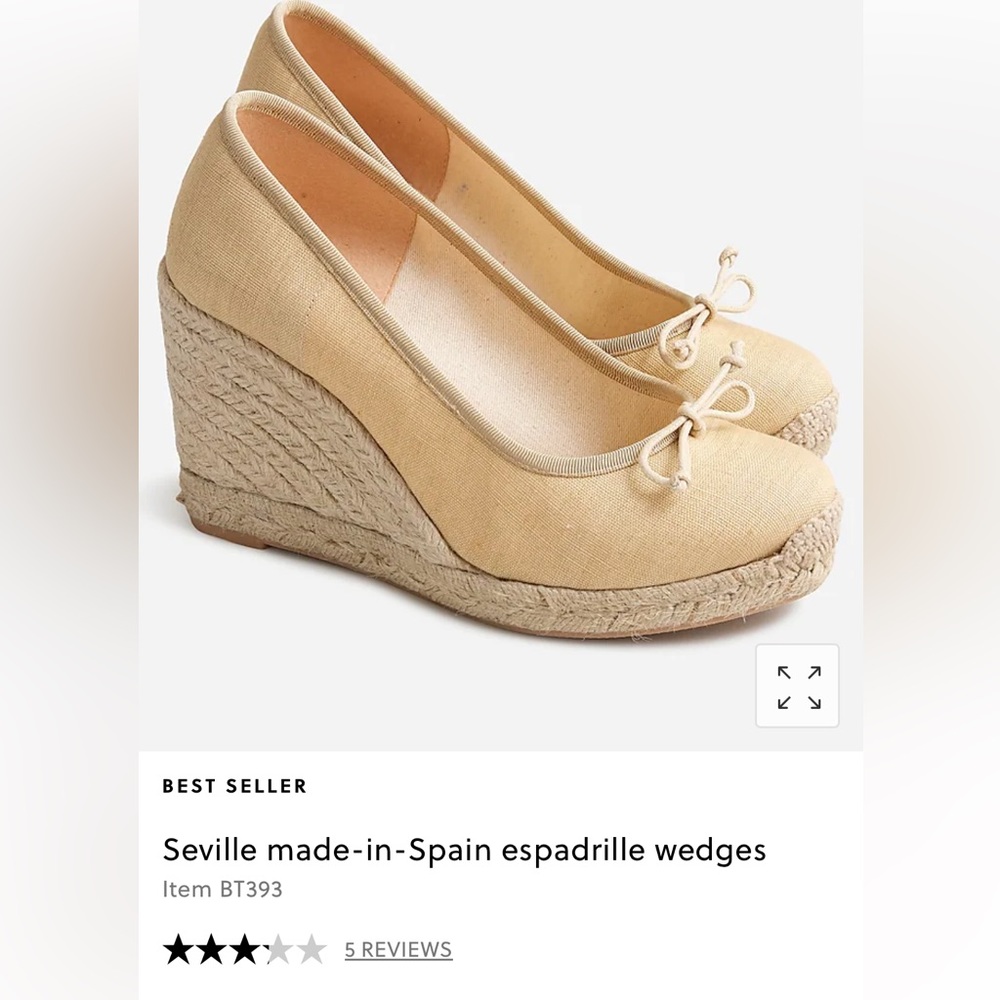 Jcrew Wedge Espadrilles